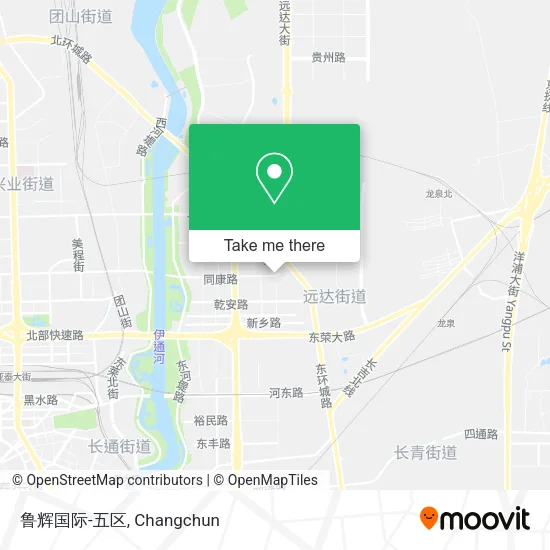 鲁辉国际-五区 map