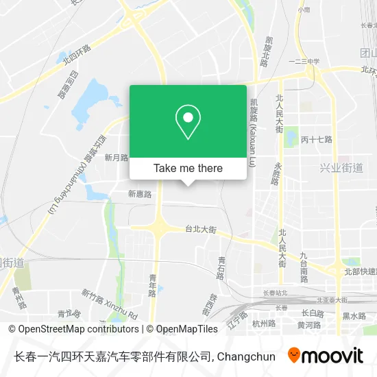 长春一汽四环天嘉汽车零部件有限公司 map