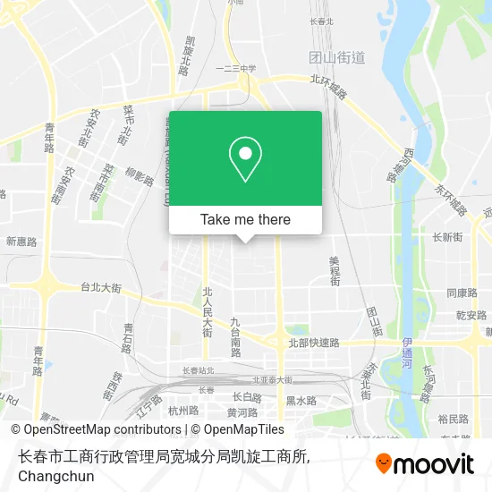长春市工商行政管理局宽城分局凯旋工商所 map