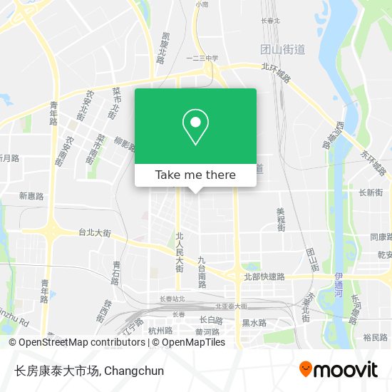 长房康泰大市场 map
