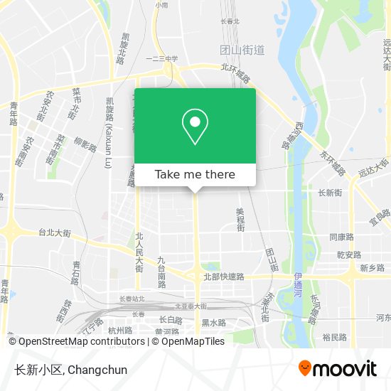 长新小区 map