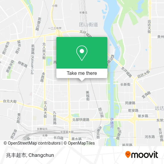 兆丰超市 map