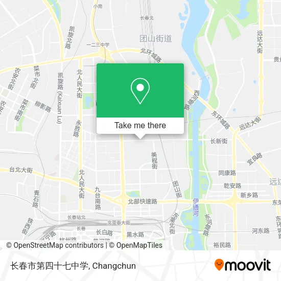 长春市第四十七中学 map