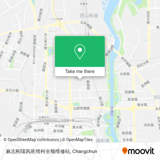 麻志刚瑞风依维柯全顺维修站 map