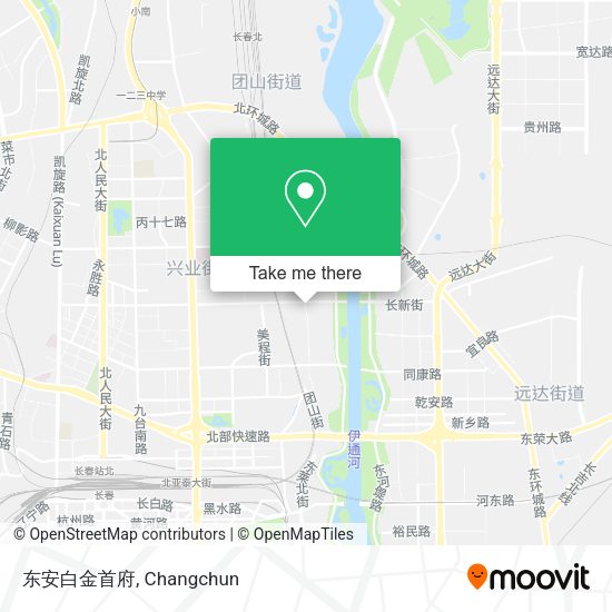 东安白金首府 map