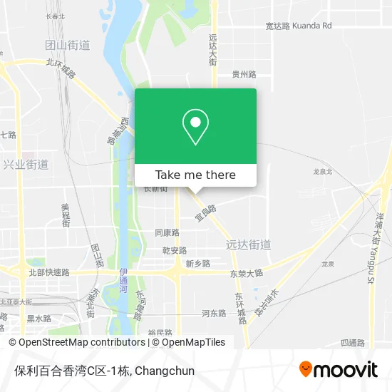 保利百合香湾C区-1栋 map