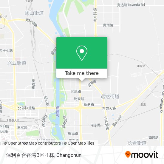 保利百合香湾B区-1栋 map