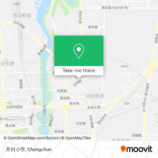 开封小学 map