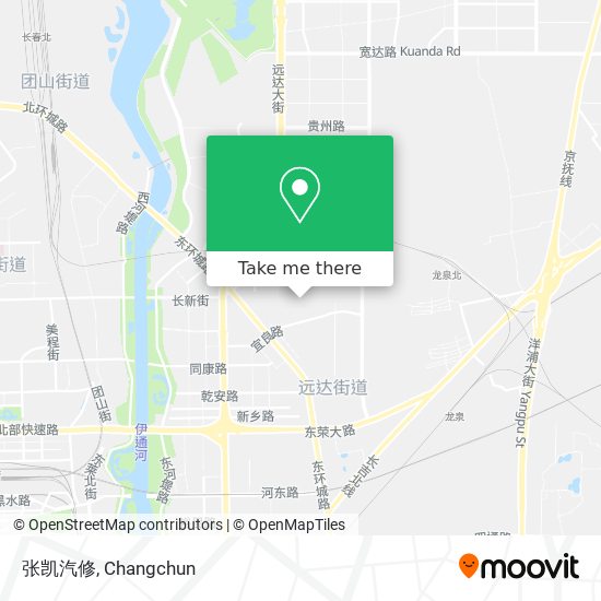 张凯汽修 map