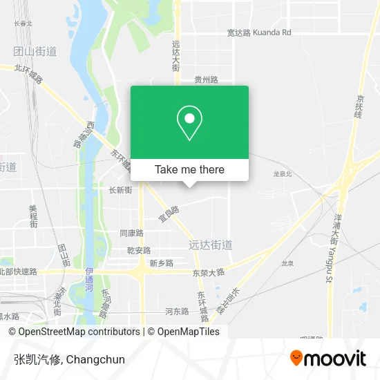 张凯汽修 map