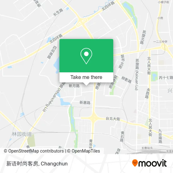 新语时尚客房 map