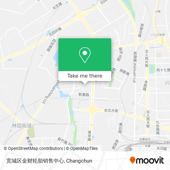 宽城区金财轮胎销售中心 map