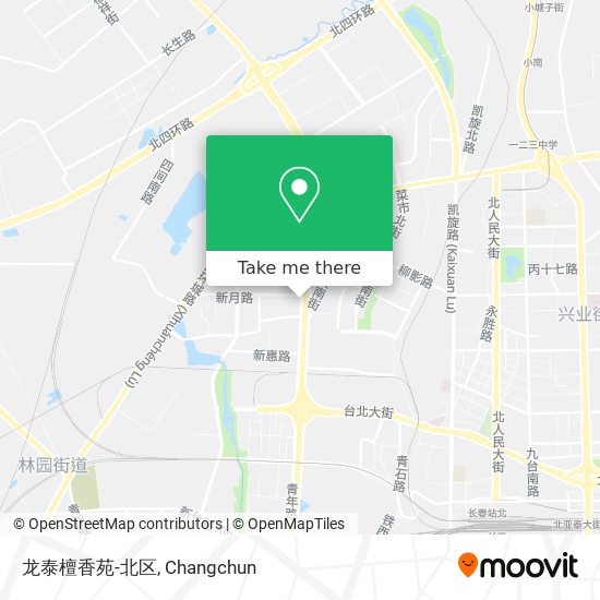 龙泰檀香苑-北区 map