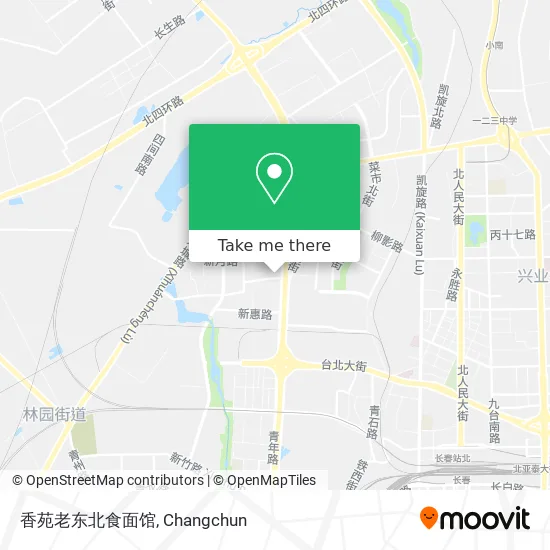 香苑老东北食面馆 map