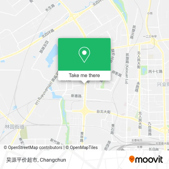昊源平价超市 map