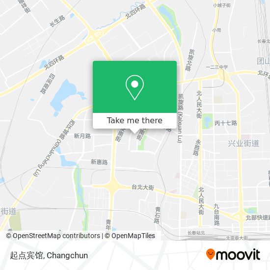 起点宾馆 map