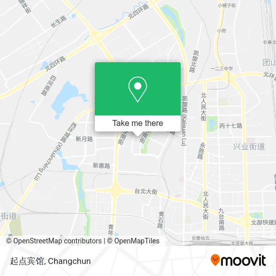 起点宾馆 map