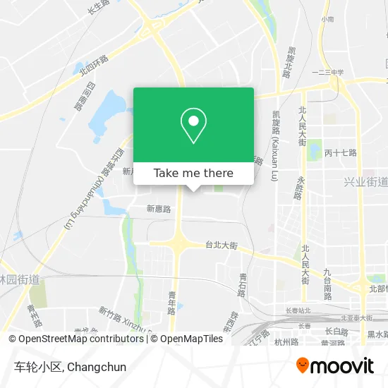 车轮小区 map