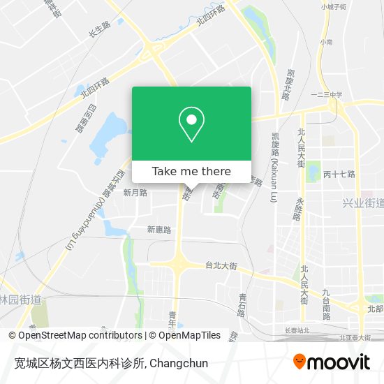 宽城区杨文西医内科诊所 map