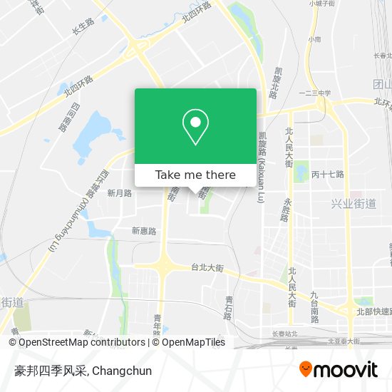 豪邦四季风采 map