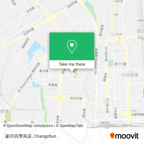 豪邦四季风采 map