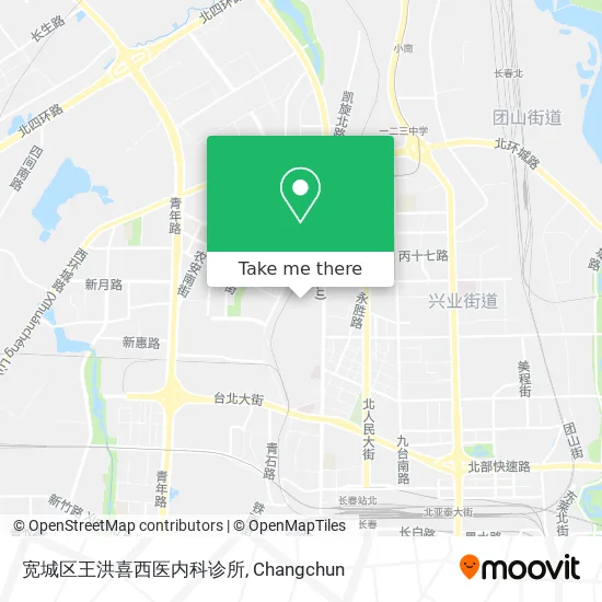 宽城区王洪喜西医内科诊所 map