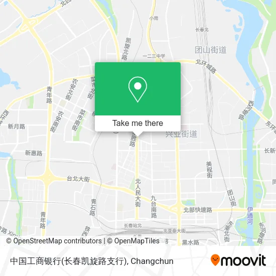 中国工商银行(长春凯旋路支行) map