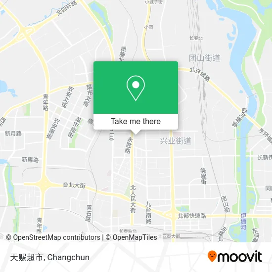 天赐超市 map