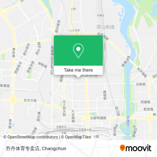 乔丹体育专卖店 map