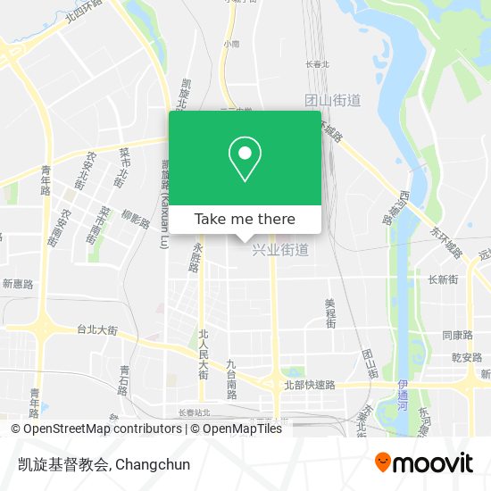 凯旋基督教会 map