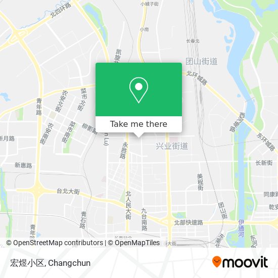 宏煜小区 map