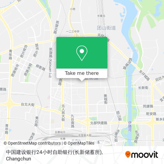 中国建设银行24小时自助银行(长新储蓄所) map
