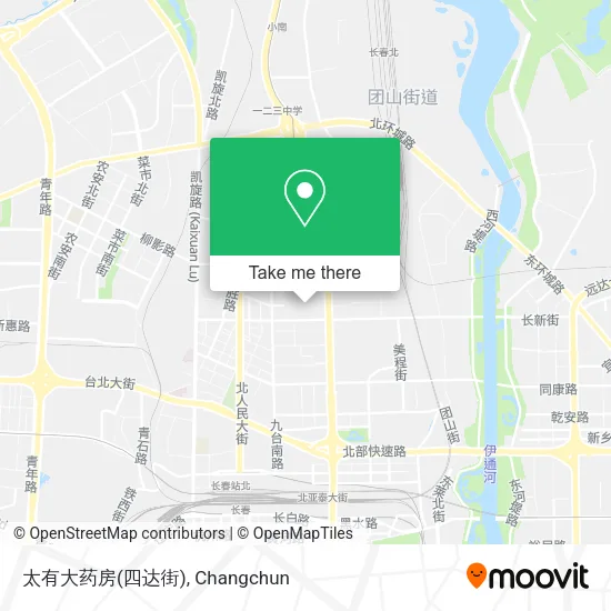 太有大药房(四达街) map