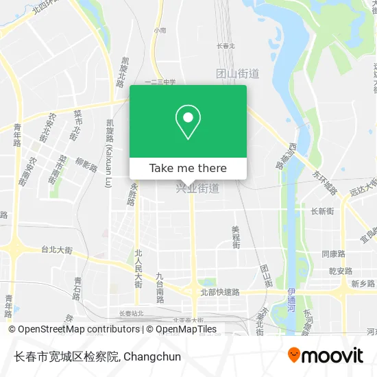 长春市宽城区检察院 map