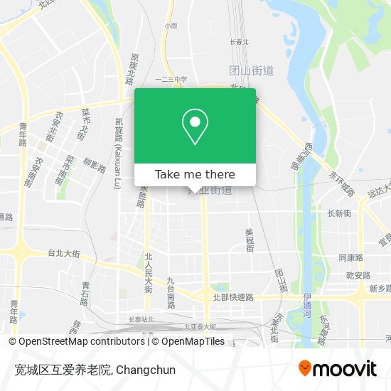 宽城区互爱养老院 map