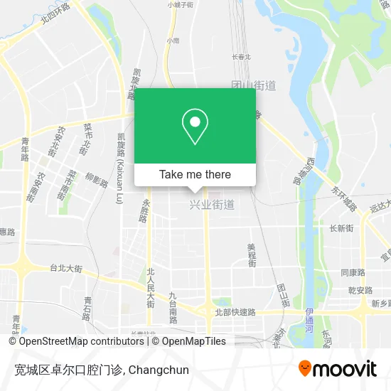 宽城区卓尔口腔门诊 map
