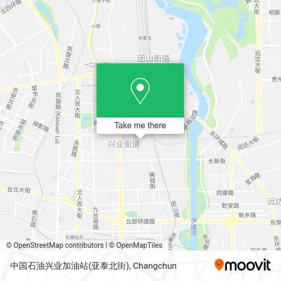 中国石油兴业加油站(亚泰北街) map