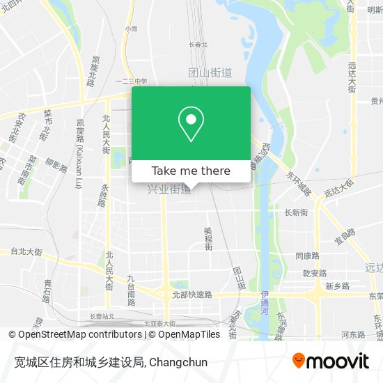 宽城区住房和城乡建设局 map