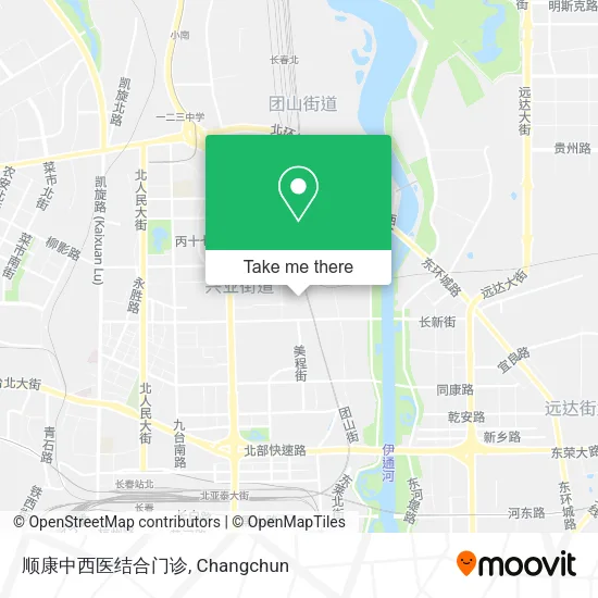 顺康中西医结合门诊 map