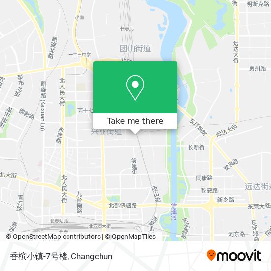 香槟小镇-7号楼 map