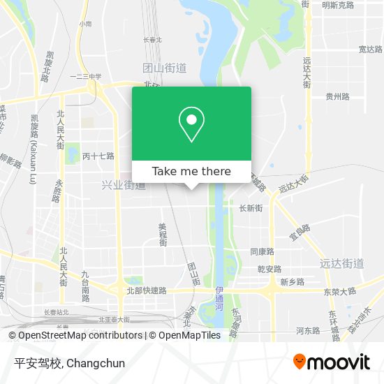 平安驾校 map