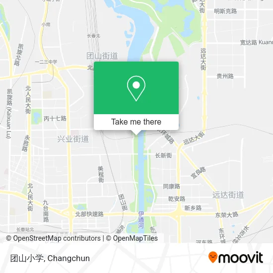 团山小学 map