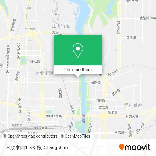 常欣家园1区-5栋 map