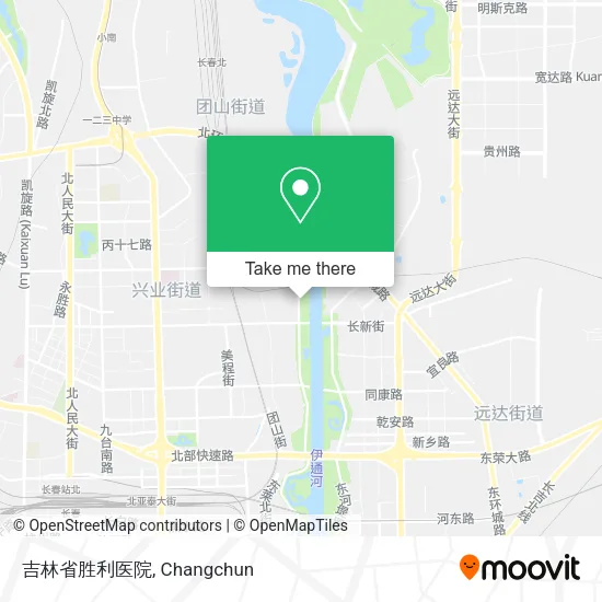 吉林省胜利医院 map