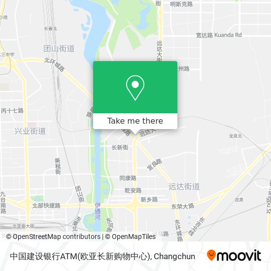 中国建设银行ATM(欧亚长新购物中心) map