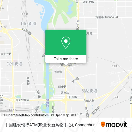 中国建设银行ATM(欧亚长新购物中心) map