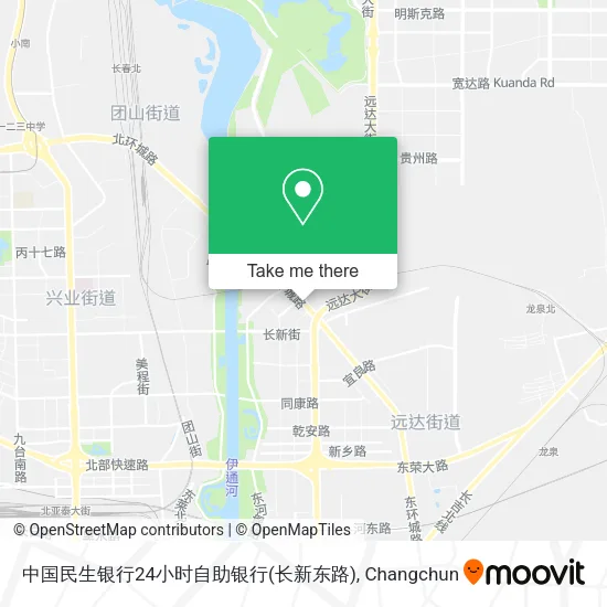 中国民生银行24小时自助银行(长新东路) map