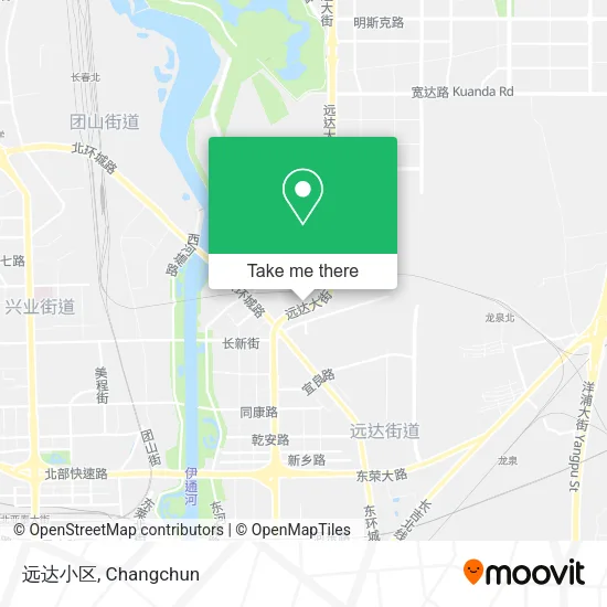 远达小区 map
