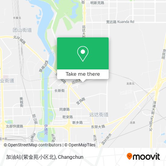 加油站(紫金苑小区北) map
