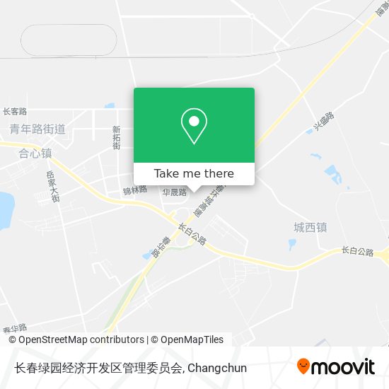 长春绿园经济开发区管理委员会 map